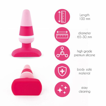 Анальная пробка FeelzToys - Plugz Butt Plug Colors Nr. 2 || Анальна пробка FeelzToys - Plugz Butt Plug Colors Nr. 2