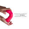 Дилдо с вибрацией Adrien Lastic Hitsens 2 Pink, отлично для страпона, макс диаметр 4см, длина 17,2см || Двошаровий ділдо з вібрацією Adrien Lastic Hitsens 2 Pink, відмінно для страпона, макс діаметр 4 см,