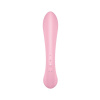 Двусторонний вибратор-кролик Satisfyer Triple Oh Pink, 3 мотора, рукоятка-массажер || Двосторонній вібратор-кролик Satisfyer Triple Oh Pink, 3 мотори, руків’я-масажер