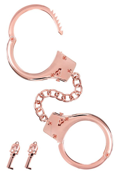 Наручники Fetish Tentation Premium Chick wrist cuffs in rose-gold metal