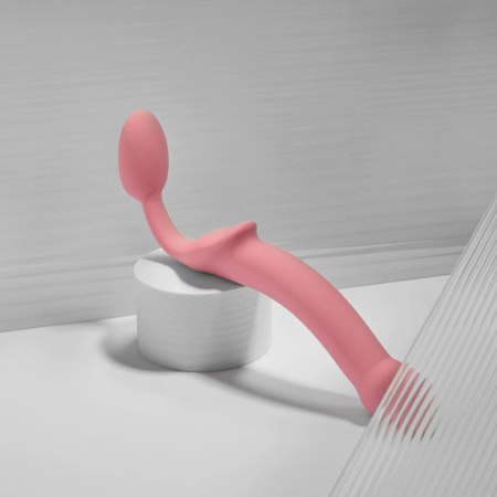 Безремневой страпон Strap-On-Me Rose L, полностью регулируемый, диаметр 3,7см || Безремінний страпон Strap-On-Me Rose L, повністю регульований, діаметр 3,7 см