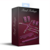 Набор Feral Feelings BDSM Kit 5 Burgundy, наручники, поножи, крестовина, маска, паддл || Набір Feral Feelings BDSM Kit 5 Burgundy, наручники, поножі, хрестовина, маска, падл