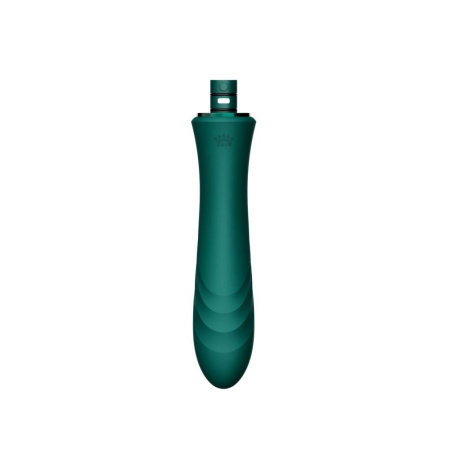 Компактная смарт секс-машина Zalo – Sesh Turquoise Green, 2 насадки, пульт ДУ, кристалл Swarovski || Компактна смарт секс-машина Zalo – Sesh Turquoise Green, 2 насадки, пульт ДК, кристал Swarovski