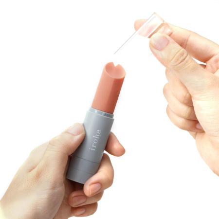 Вибратор-помада IROHA STICK Grey, плавное увеличение мощности || Вібратор-помада IROHA STICK Grey