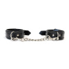 Наручники из экокожи Art of Sex - Handcuffs Emoji, цвет черный || Наручники із екошкіри Art of Sex - Handcuffs Emoji, колір чорний