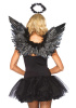 Leg Avenue Angel Accessory Kit Black || Крила чорного ангела Leg Avenue Angel Accessory Kit Black, крила, німб