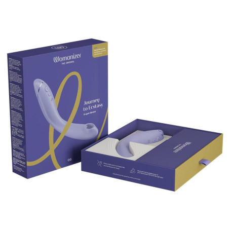 Вибратор для точки G с вакуумной стимуляцией Womanizer OG Lilac || Вібратор для точки G з вакуумною стимуляцією Womanizer OG Lilac
