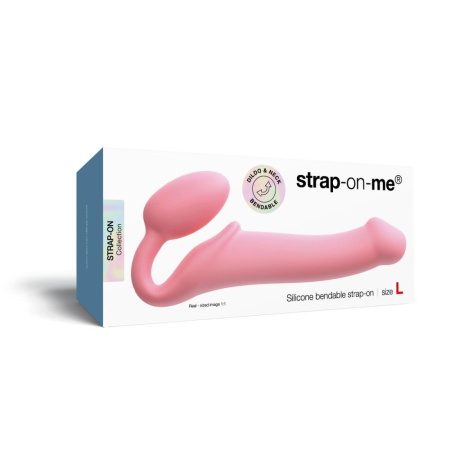 Безремневой страпон Strap-On-Me Rose L, полностью регулируемый, диаметр 3,7см || Безремінний страпон Strap-On-Me Rose L, повністю регульований, діаметр 3,7 см
