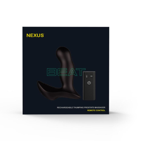 Массажер простаты Nexus Beat с пульсирующей жемчужиной и вибрацией || Масажер простати Nexus Beat з пульсуючою перлиною і вібрацією