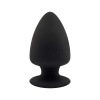 Анальная пробка SilexD (Model 1 size M) двухслойная, силикон+Silexpan, диаметр 6,2 см