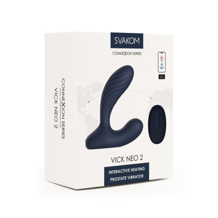Интерактивный массажер простаты и вибратор точки G Svakom Vick Neo 2 || Інтерактивний масажер простати та вібратор точки G Svakom Vick Neo 2