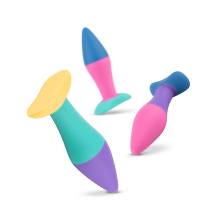 Набор анальных пробок PMV20 Koda – Butt Plug Set, диаметр 2,9 см, 3,9 см, 5 см || Набір анальних пробок PMV20 Koda – Butt Plug Set, діаметр 2,9 см, 3,9 см, 5 см