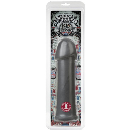 Фаллоимитатор для фистинга American Bombshell - B-10 Torpedo - Gun Metal || Фалоімітатор для фістингу American Bombshell — B-10 Torpedo — Gun Metal