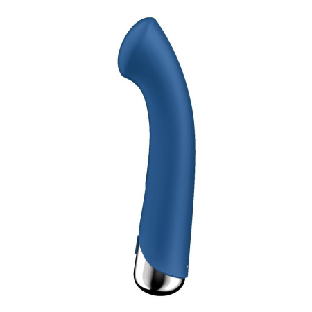 Вибратор с ротацией Satisfyer Spinning G-Spot 1 Blue, плоская площадка для стимуляции точки G || Вібратор з ротацією Satisfyer Spinning G-Spot 1 Blue, плоский майданчик для стимуляції точки G