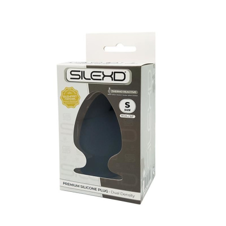 Анальная пробка SilexD (Model 1 size S) двухслойная, силикон+Silexpan, диаметр 5см || Анальна пробка SilexD (Model 1 size S) двошарова, силікон + Silexpan, діаметр 5 см