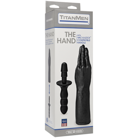 Рука для фистинга Doc Johnson Titanmen The Hand with Vac-U-Lock Compatible Handle, диаметр 6,9см || Рука для фістингу Doc Johnson Titanmen The Hand with Vac-U-Lock Compatible Handle, діаметр 6,9 см