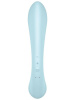 Двухсторонний вибратор-кролик Satisfyer Triple Oh Light Blue, 3 мотора, рукоятка-массажер || Двосторонній вібратор-кролик Satisfyer Triple Oh Light Blue, 3 мотори, руків’я-масажер